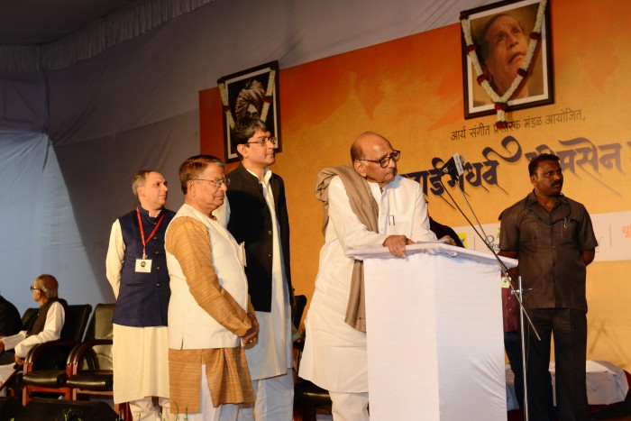 शरद पवार यांच्या हस्ते भीमसेन स्टुडिओजचे उद्घाटन