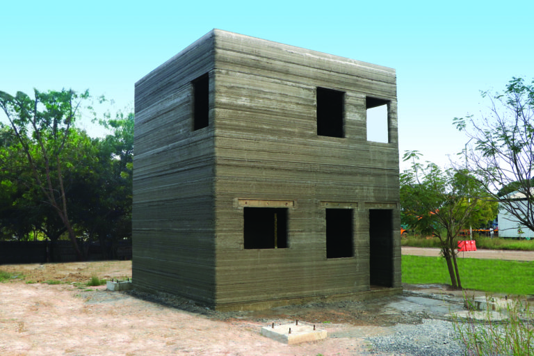 L&T first to 3D print a Ground plus One building in India