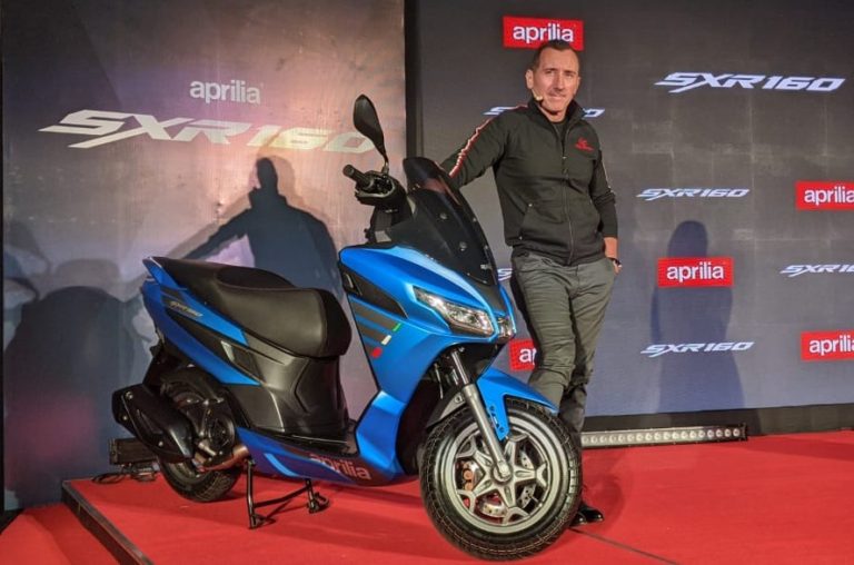 Piaggio launches the Aprilia SXR 160 in Pune
