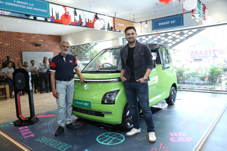 MG Motor India launches MG Comet EV in Pune