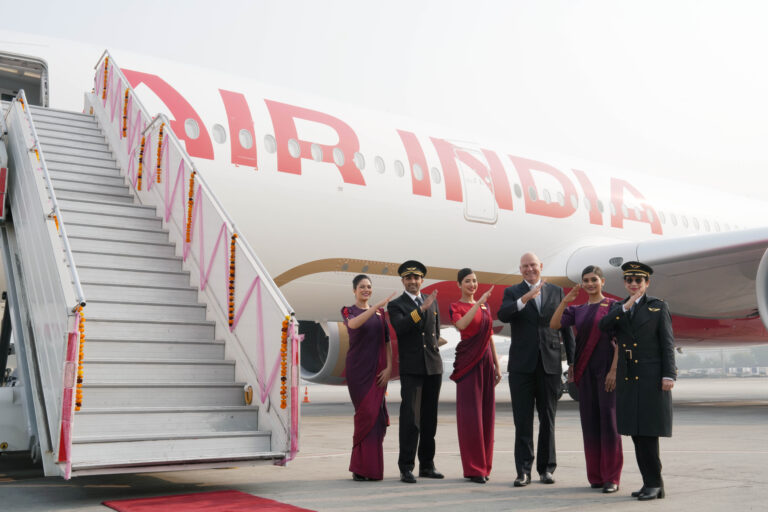 Air India flies in its first Airbus A350 aircraft sporting new brand livery